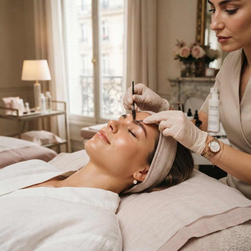 Brow lift en institut à Paris 17 : rehaussement de sourcils pour ouvrir le regard