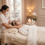 Soin hydratant visage en institut à Paris 17 : masque hydratant et massage facial pour retrouver confort et éclat